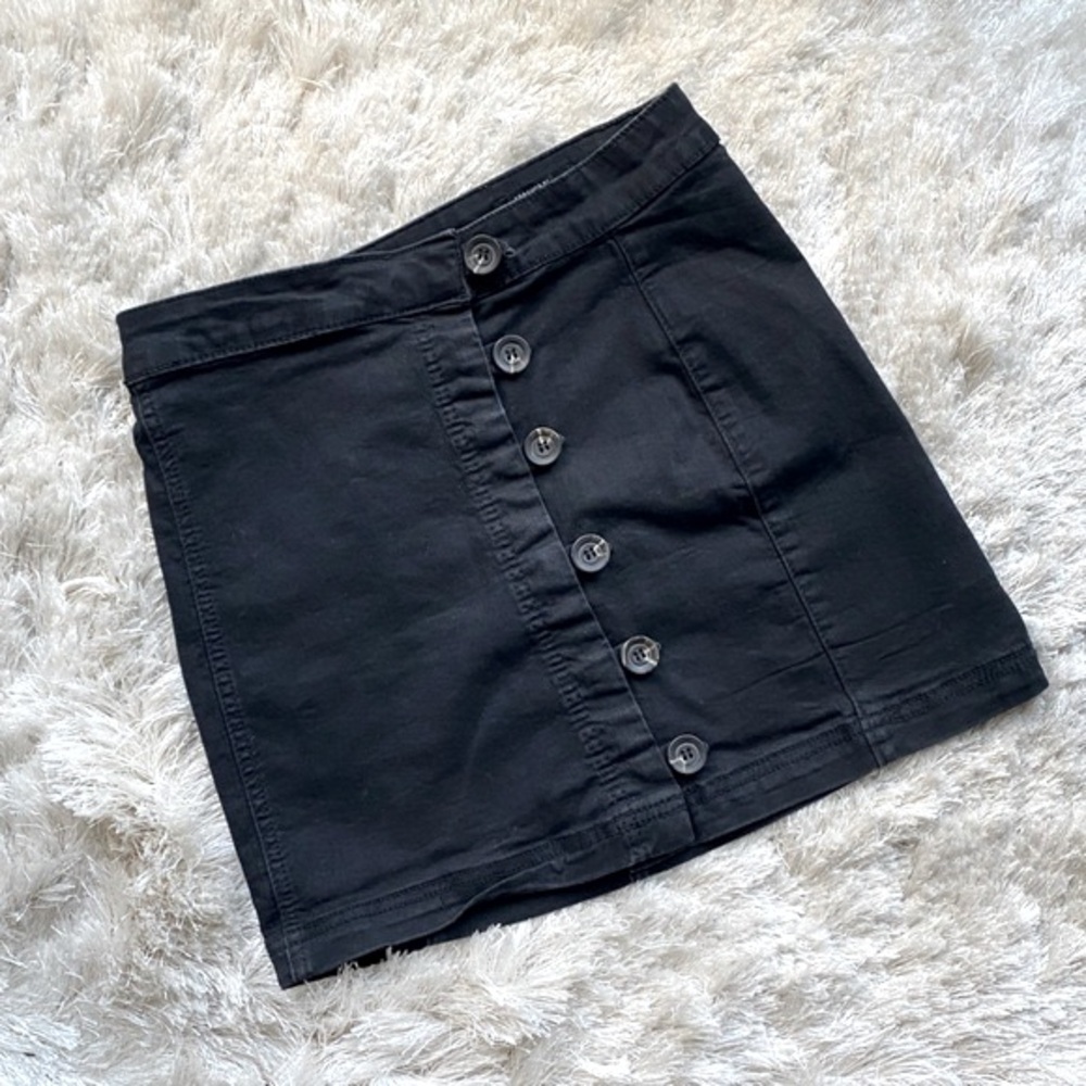 Forever 21 Button Front Mini Skirt (M)